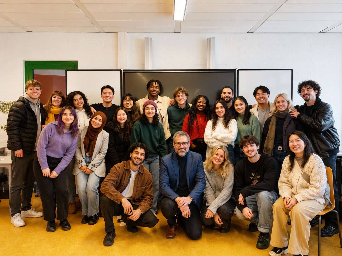 Workshop – Gruppe mit Tanja Hoyer in einem Seminarraum