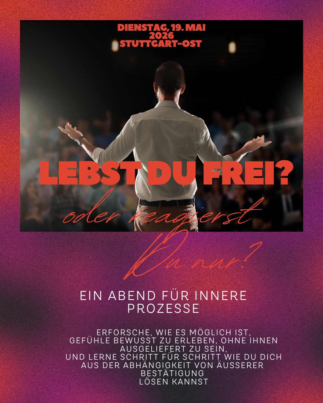 Bist Du frei? Oder reagierst Du nur?